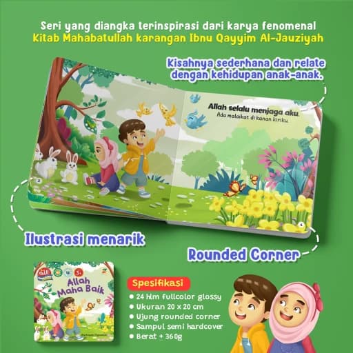 Boardbook Mahabbatullah - Allah Maha Baik - foto 2