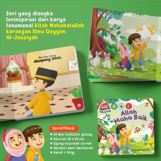 Boardbook Mahabbatullah - Allah Maha Baik - foto 3