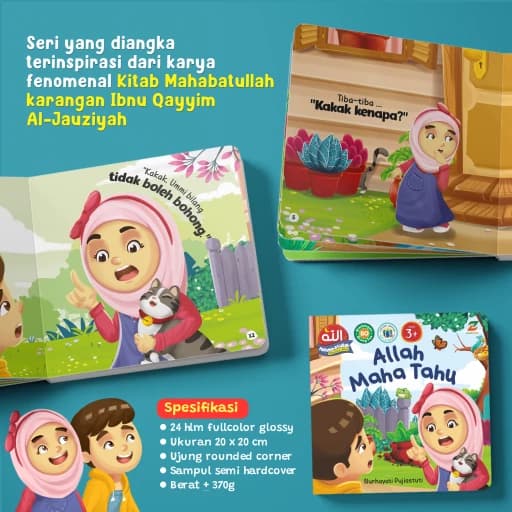 Boardbook Mahabbatullah - Allah Maha Tahu - foto 2