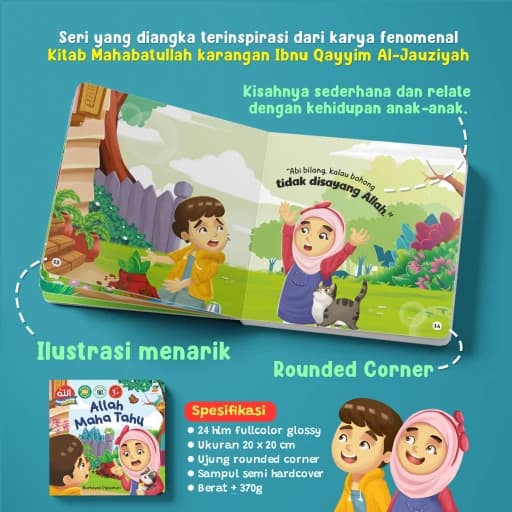 Boardbook Mahabbatullah - Allah Maha Tahu - foto 3