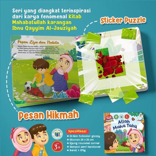 Boardbook Mahabbatullah - Allah Maha Tahu - foto 4