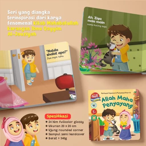 Boardbook Mahabbatullah - Allah Maha Penyayang - foto 3