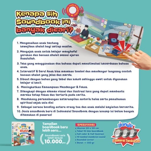Sound Book - Learning How to Do Shalat (TANPA BONUS BATERAI) - foto 10