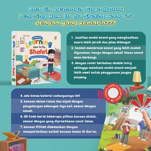 Sound Book - Learning How to Do Shalat (TANPA BONUS BATERAI) - foto 11