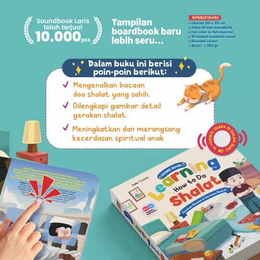 Sound Book - Learning How to Do Shalat (TANPA BONUS BATERAI) - foto 12