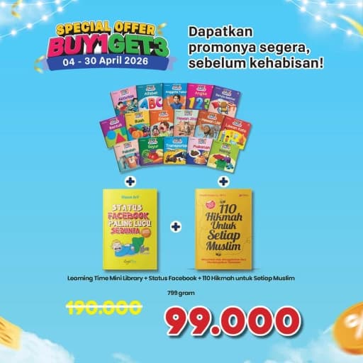 Learning Time Mini Library + Status Facebook + 110 Hikmah untuk Setiap Muslim