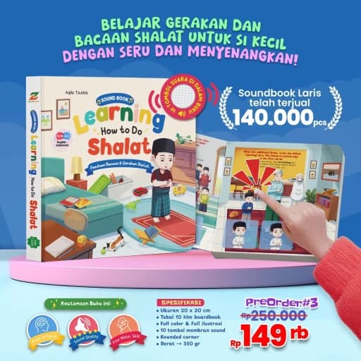 (PO3) SOUND BOOK - LEARNING HOW TO DO SHALAT