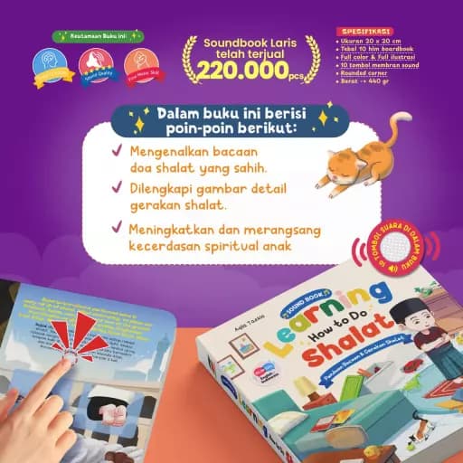 Sound Book - Learning How to Do Shalat (TANPA BONUS BATERAI) - foto 19
