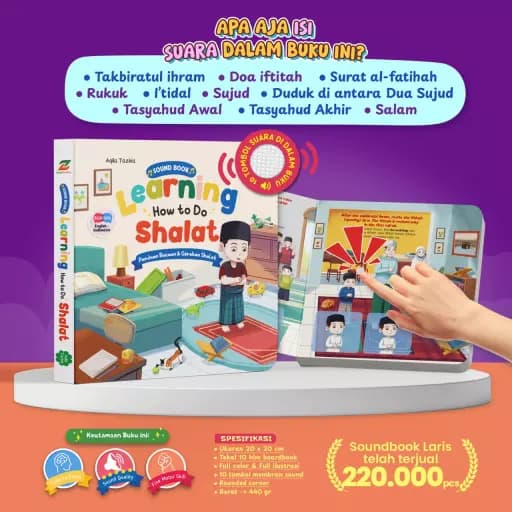 Sound Book - Learning How to Do Shalat (TANPA BONUS BATERAI) - foto 20