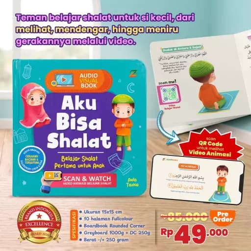 (PO) Audio Visual Book - Aku Bisa Shalat
