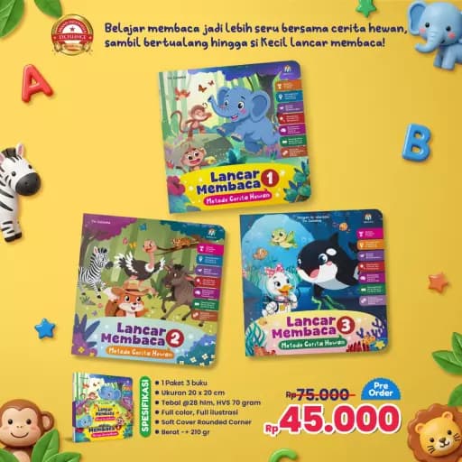 (PO) LANCAR MEMBACA METODE CERITA HEWAN