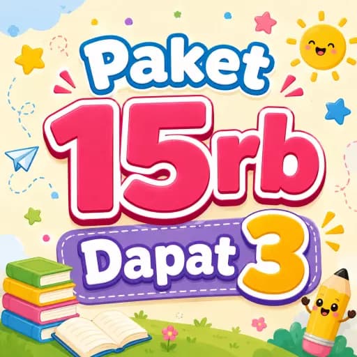 Paket Buku 15ribu Dapat 3 (Mini Book Kisah 25 Nabi & Rasul)