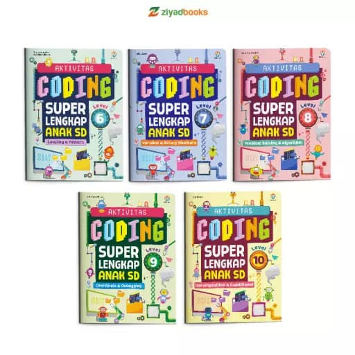 Paket Aktivitas Coding Super Lengkap SD (JILID 2)