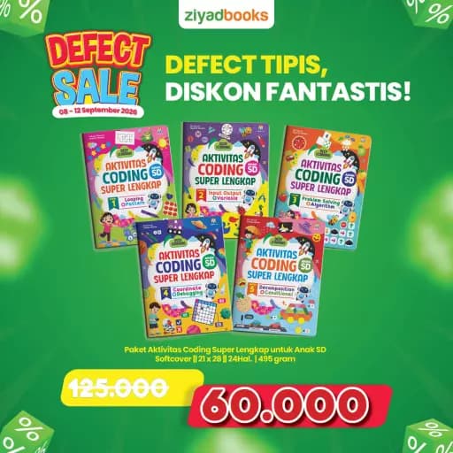 DEFECT - Paket Aktivitas Coding Super Lengkap untuk Anak SD