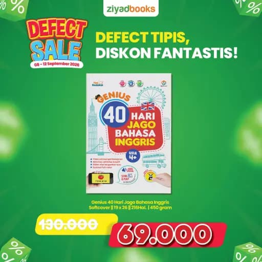DEFECT - Genius 40 Hari Jago Bahasa Inggris
