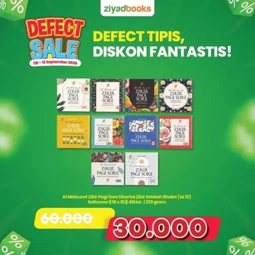 DEFECT - Al Matsurat Zikir Pagi Sore Reguler Isi 10