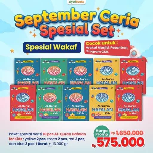 Spesial Set - Spesial Wakaf (Al Quran Hafalan for Kids 10 pcs)