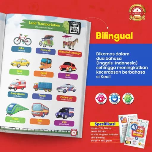 (PO9) GENIUS 40 HARI JAGO BAHASA INGGRIS - foto 7