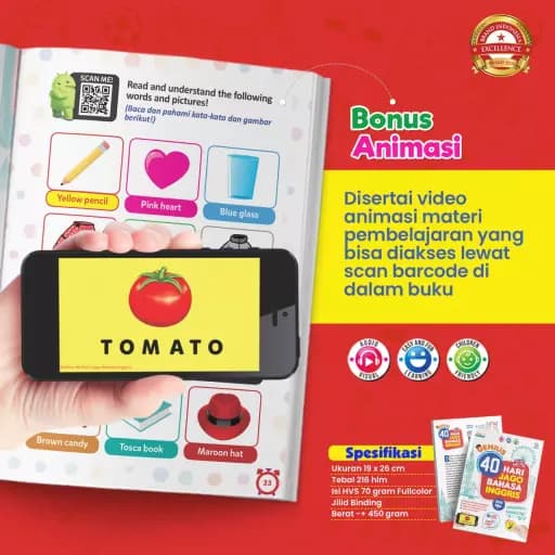 (PO9) GENIUS 40 HARI JAGO BAHASA INGGRIS - foto 9