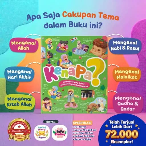 (PO5) KENAPA? Pertanyaan yang Sering Ditanyakan Anak Tentang Islam - foto 4