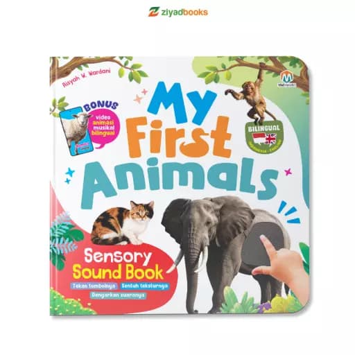 MY FIRST ANIMALS - SENSORY SOUND BOOK