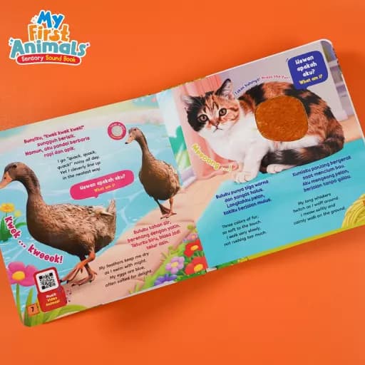 MY FIRST ANIMALS - SENSORY SOUND BOOK - foto 3