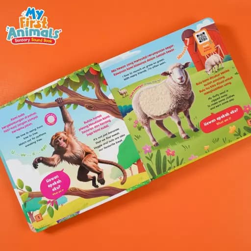 MY FIRST ANIMALS - SENSORY SOUND BOOK - foto 4