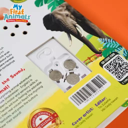 MY FIRST ANIMALS - SENSORY SOUND BOOK - foto 9
