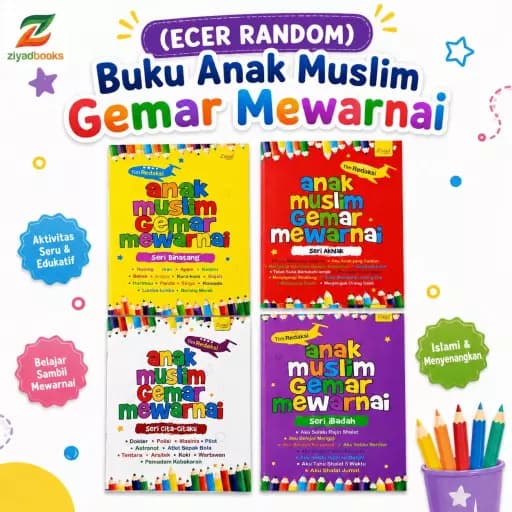Anak Muslim Gemar Mewarnai (ECER RANDOM)