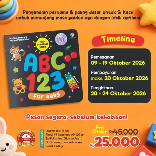 (PO) High Contrast Book - ABC 123 for Baby - foto 7