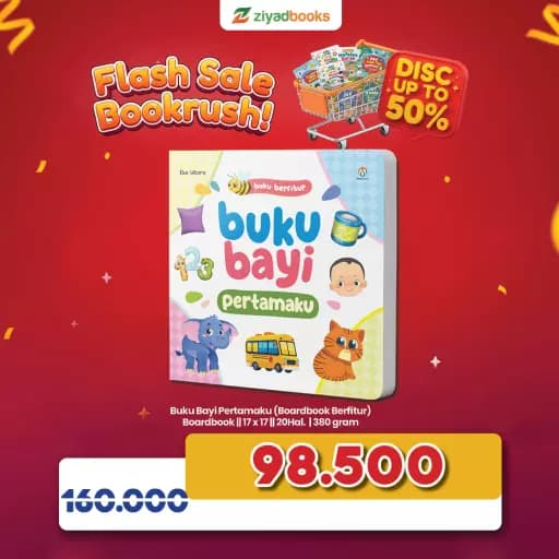 Bookrush - Buku Bayi Pertamaku (Boardbook Berfitur)