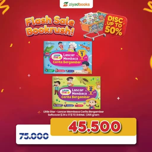 Bookrush - Little Star - Lancar Membaca Cerita Bergambar