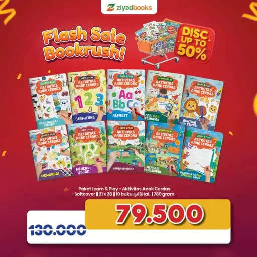 Bookrush - Paket Learn & Play - Aktivitas Anak Cerdas