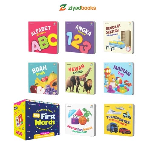Learning Time My First Words (mini Boardbook)
