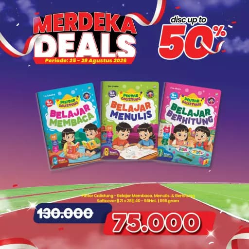 Paket Pintar Calistung - Belajar Membaca, Menulis & Berhitung
