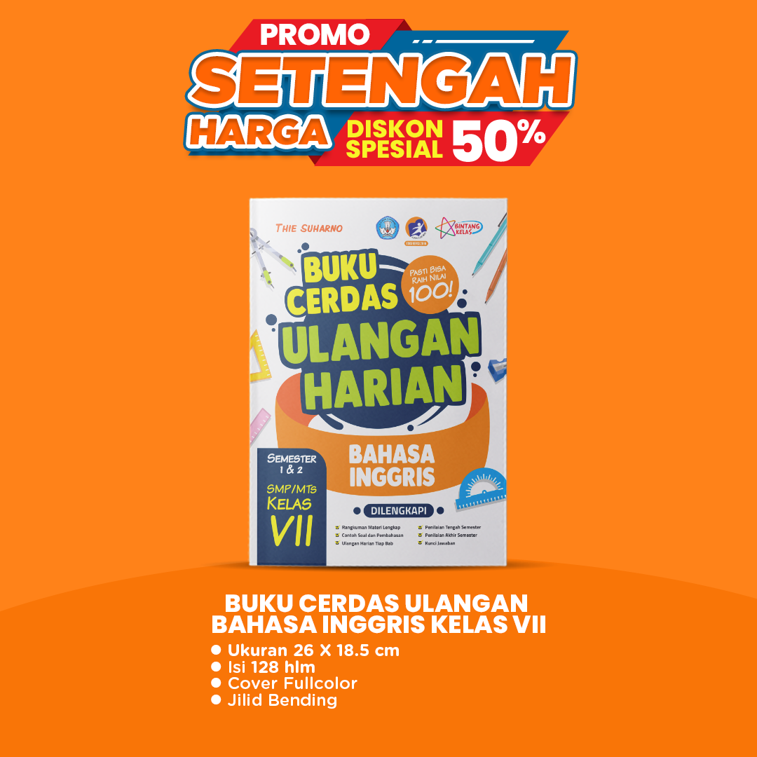 0127 - Buku Cerdas Ulangan Bahasa Inggris Kelas Vii