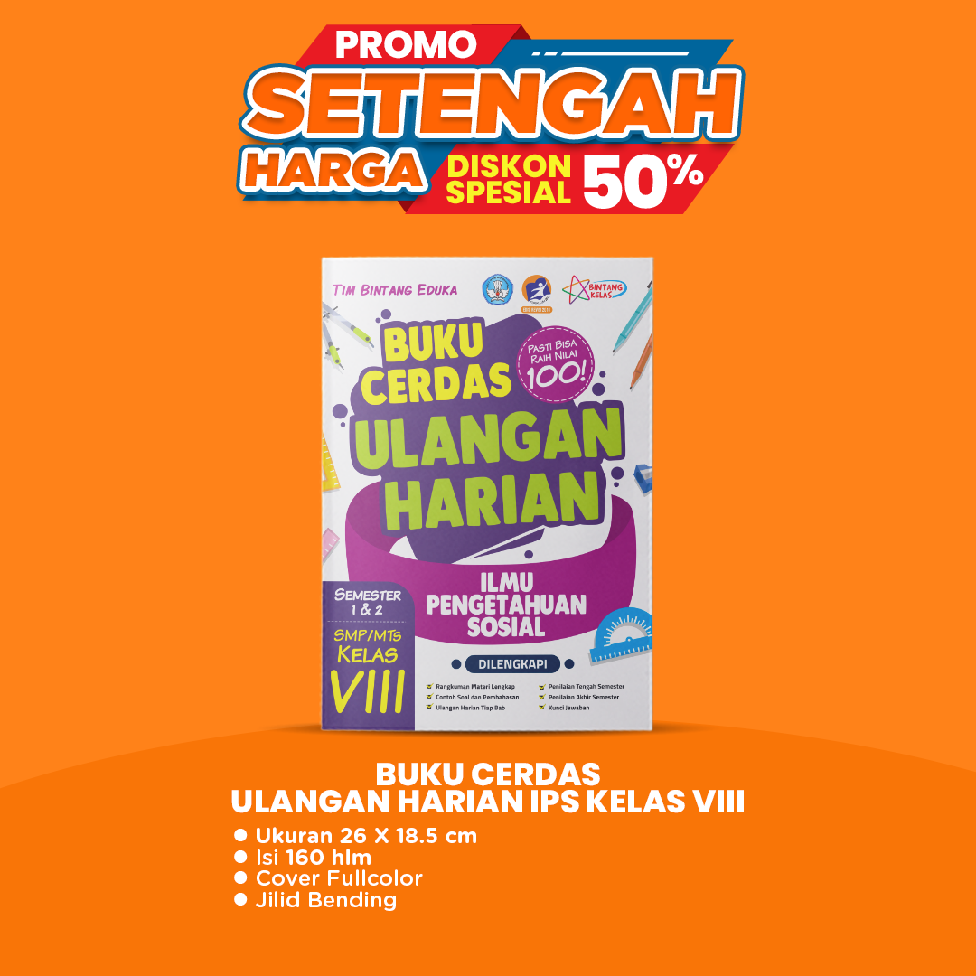 0131 - Buku Cerdas Ulangan Harian Ips Kelas Viii