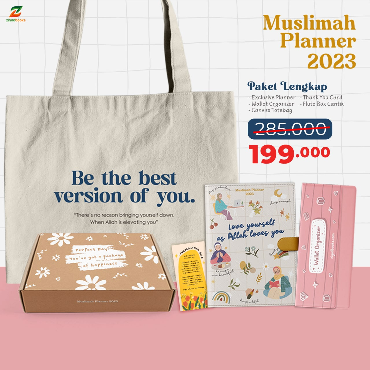 Muslimah Planner 2023 - Dompet PINK (PO 1)