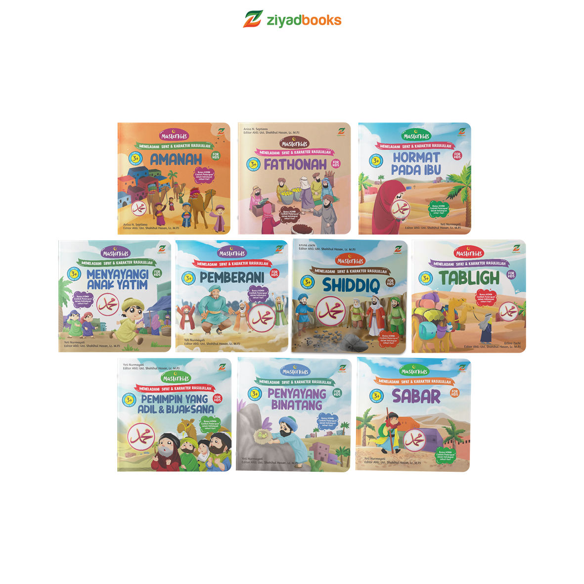 0352 - Meneladani sifat dan karakter Rasulullah for kids (Masterkids NEW)