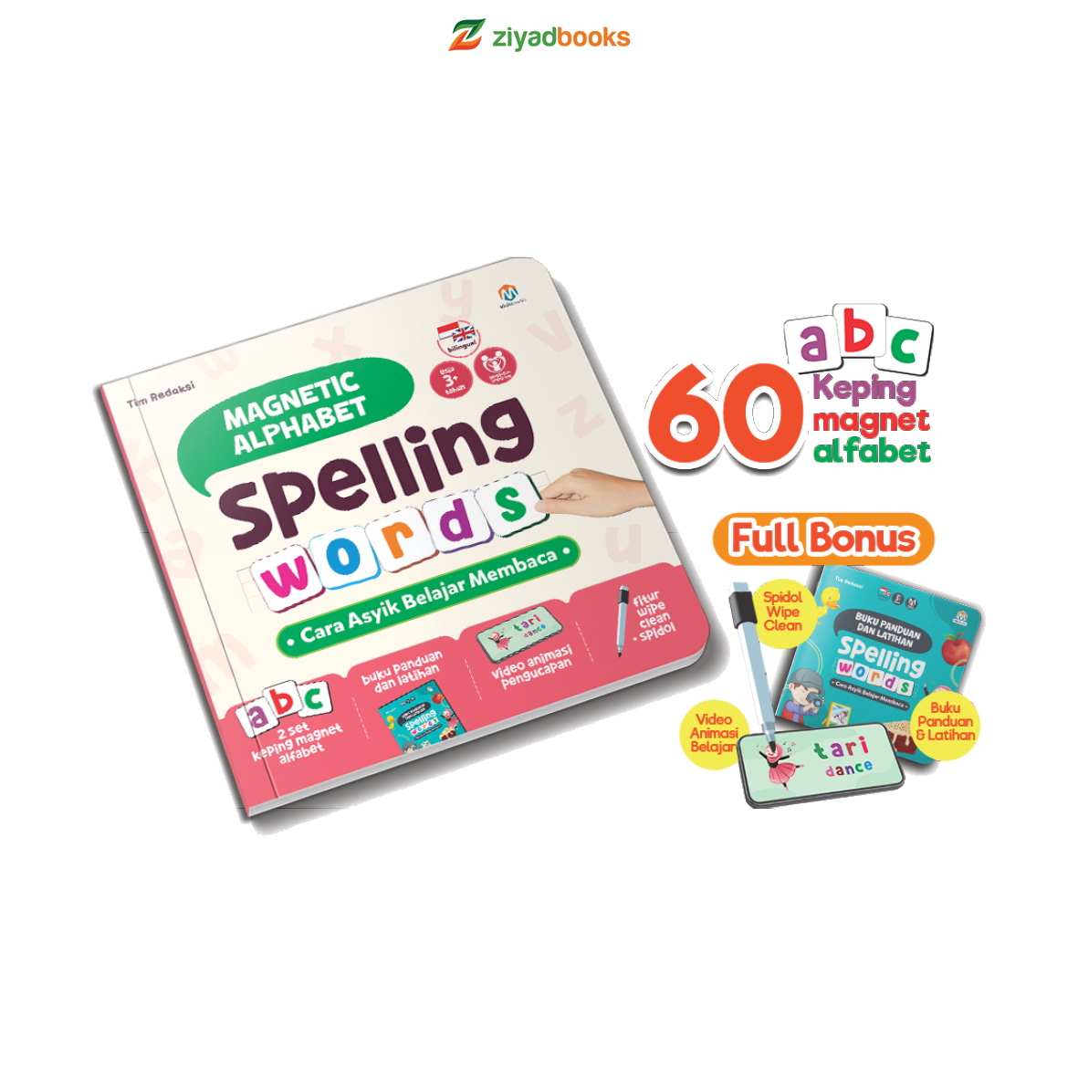 0750 - Magnetic Alphabet Spelling Words